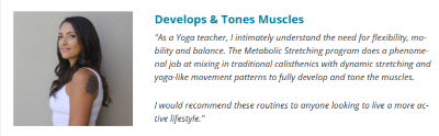 Metabolic-Stretching costmer reviews